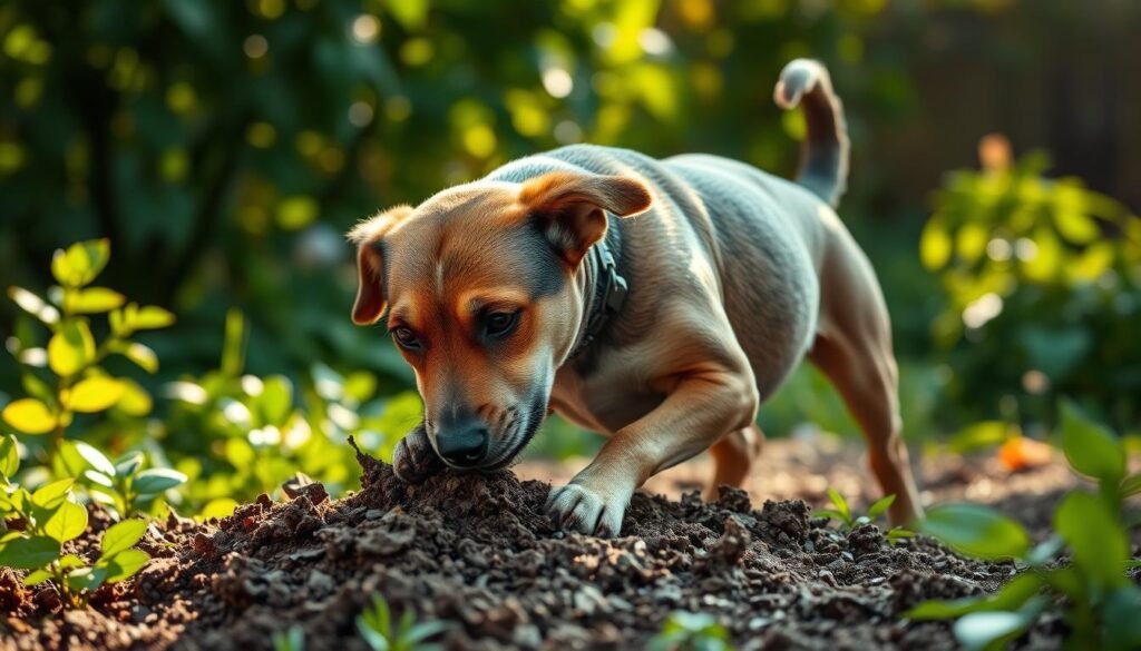 how to stop a dog from digging
